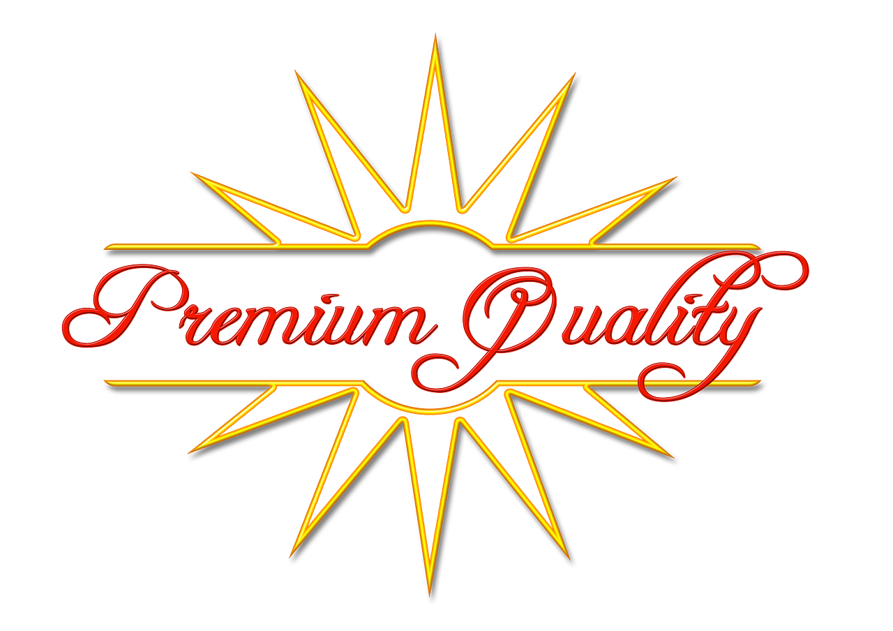 symbol, quality, premium